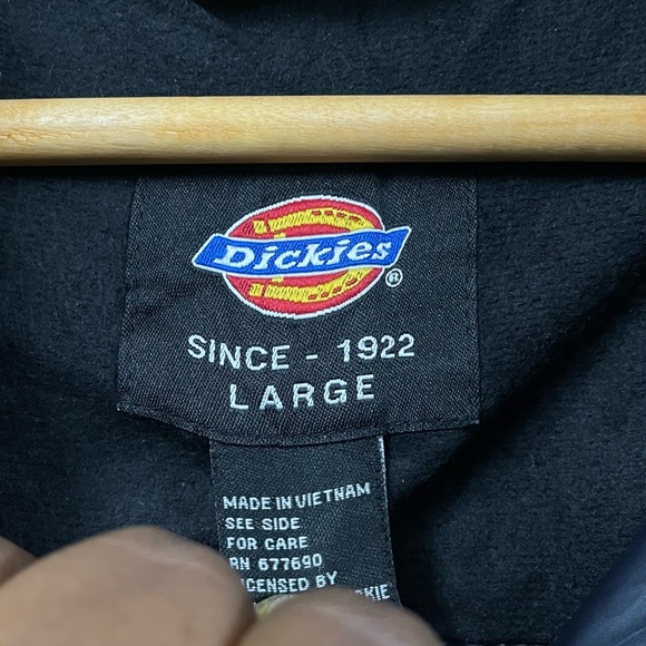 DICKIES AUTHENTIC BLACK PARKA PUFFER JACKET FOR MEN’S & WOMEN’S - Picture 7 of 14